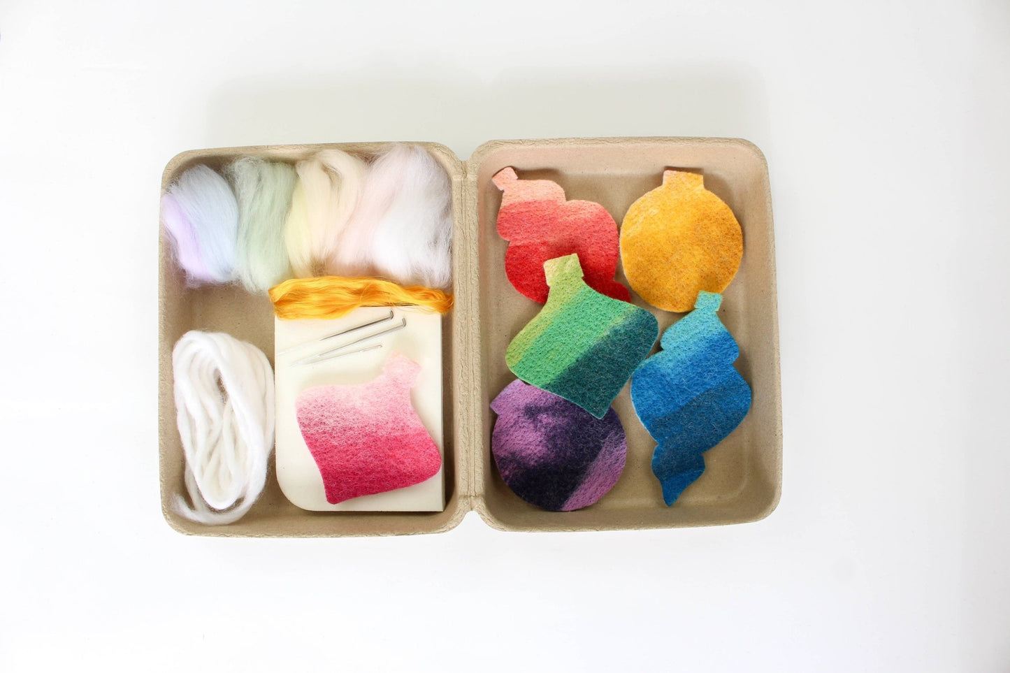 Christmas Bauble Felting Craft Kit - homesewn