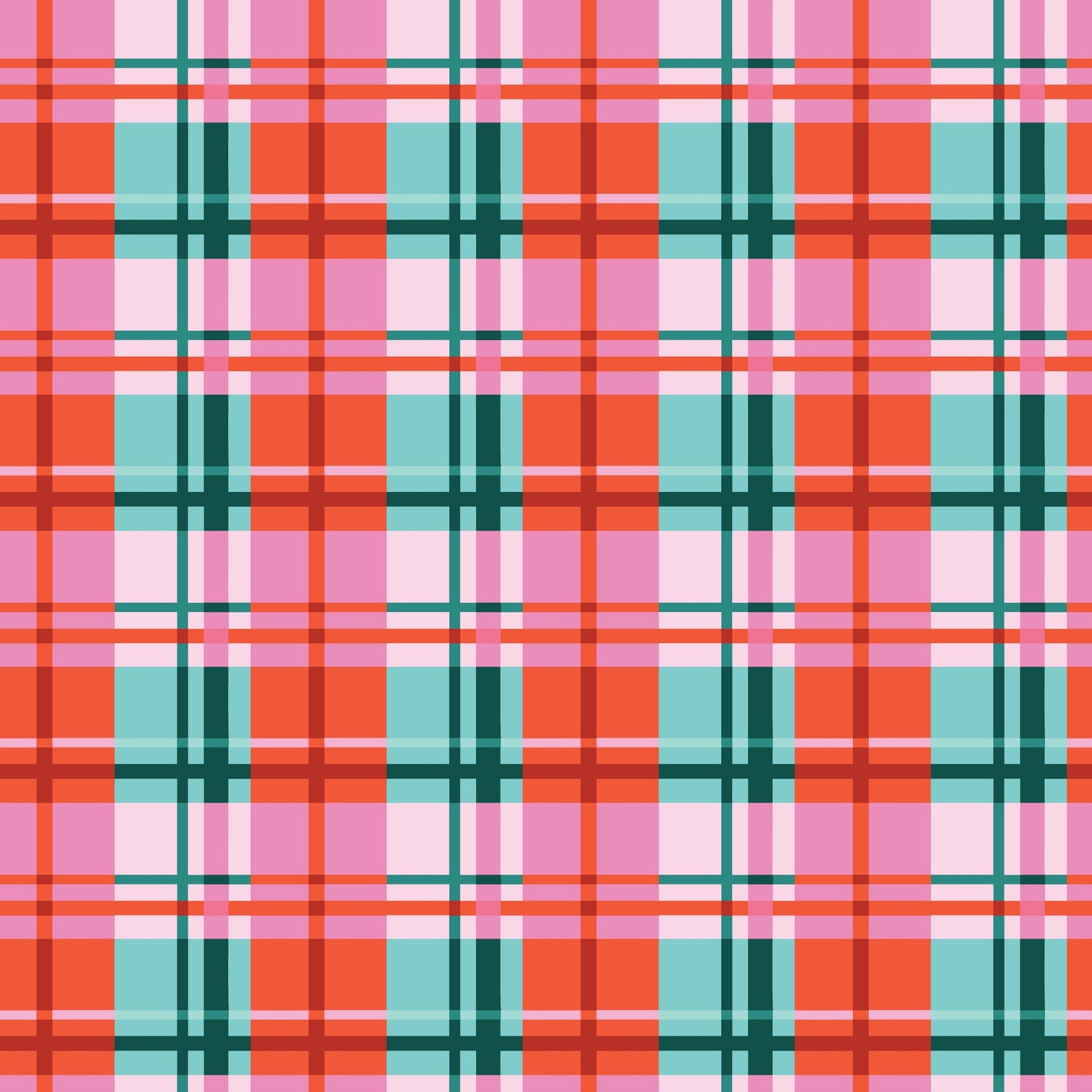 Christmas Plaid - Multi - Jolly Tidings - homesewn