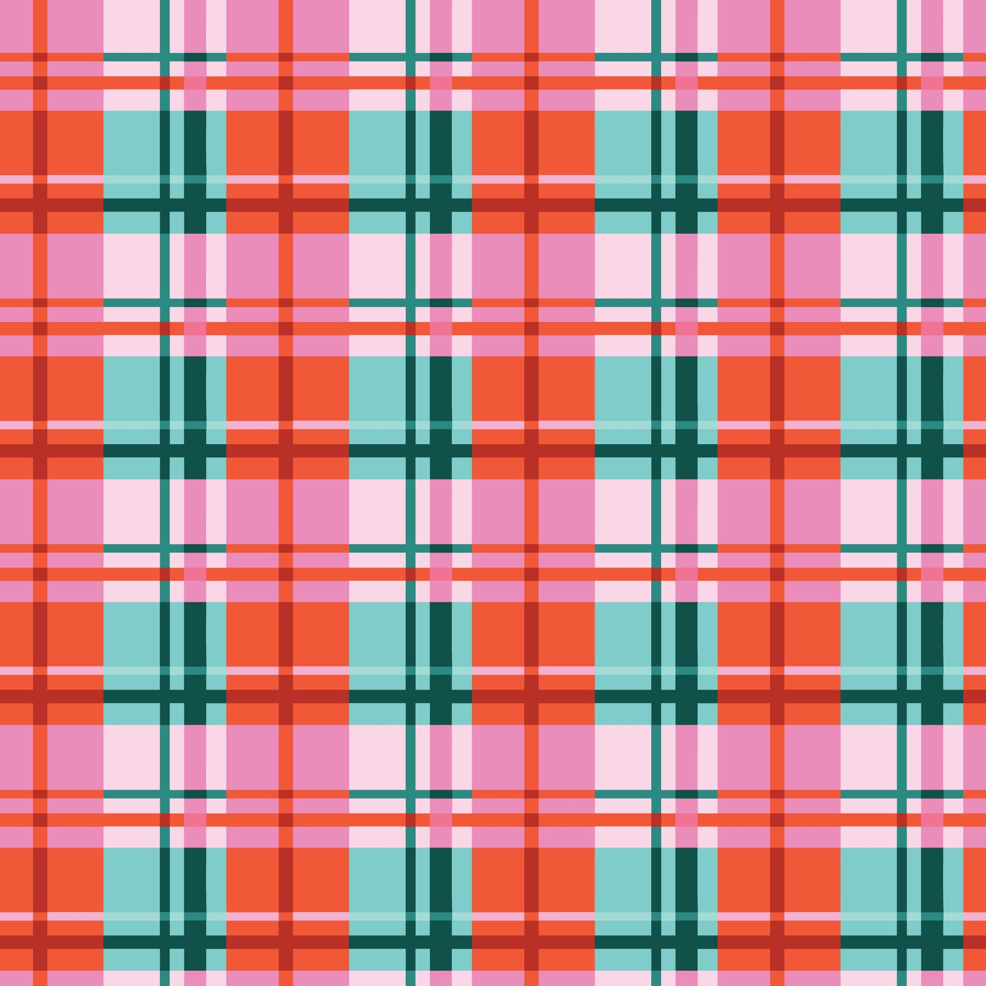 Christmas Plaid - Multi - Jolly Tidings - homesewn