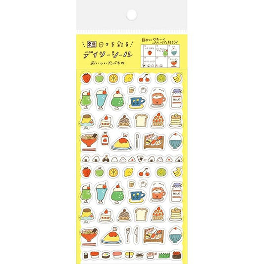 Clear Sticker Sheet - Delicious Food - homesewn