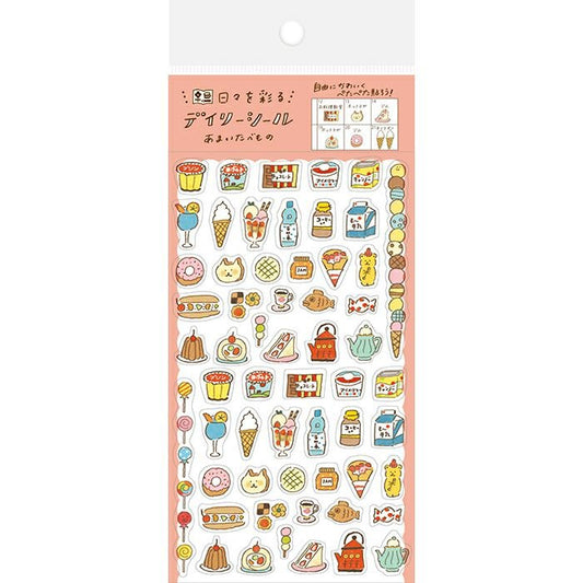 Clear Sticker Sheet - Sweet & Snacks - homesewn
