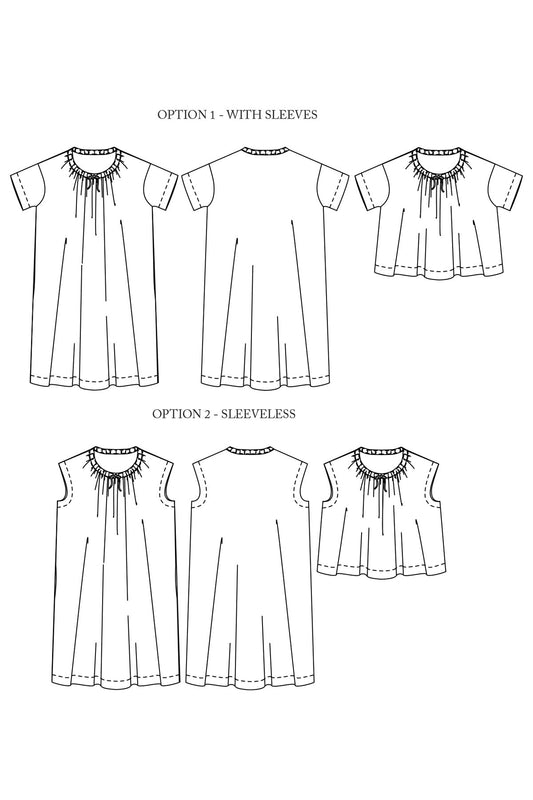 CLOVER Top XS-XL - PDF PATTERN - homesewn