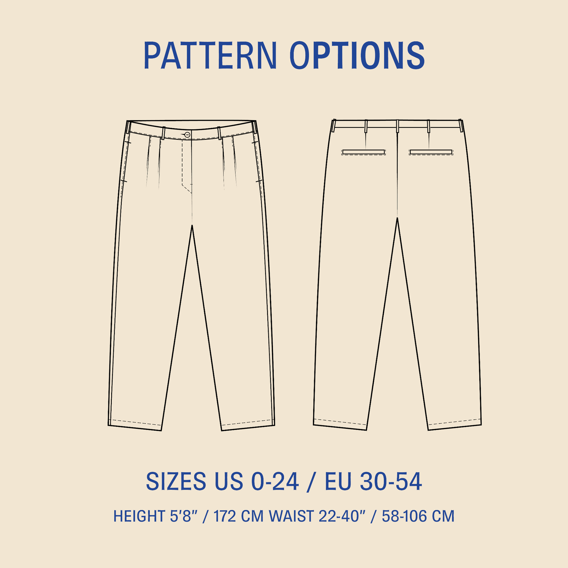Cocoon Pants sewing pattern PDF DOWNLOAD - homesewn