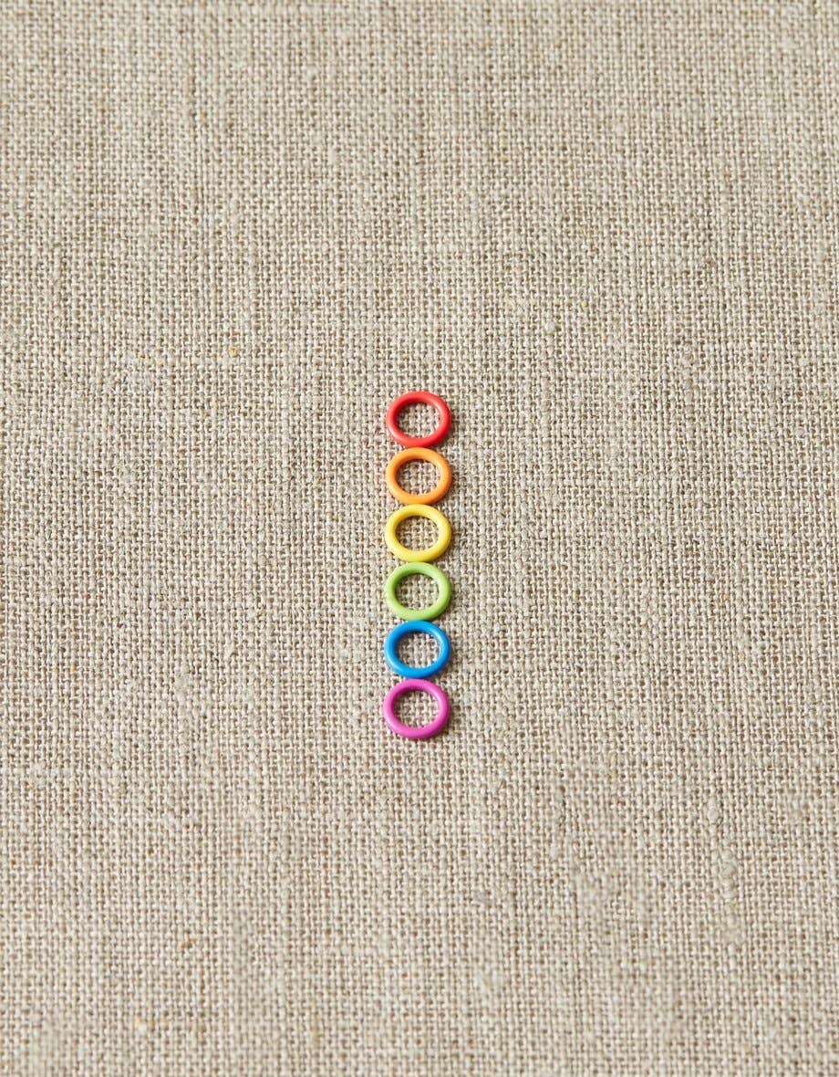 Colorful Ring Stitch Markers - Small [bundle of 10] - homesewn