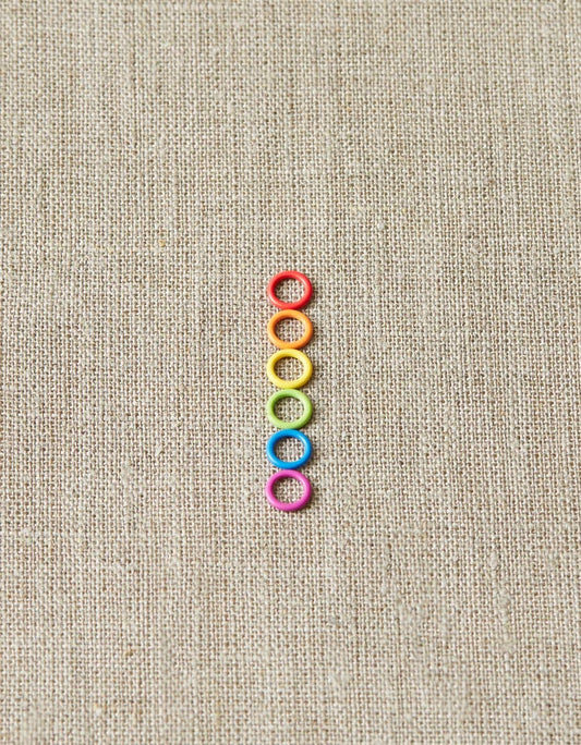 Colorful Ring Stitch Markers - Small [bundle of 10] - homesewn