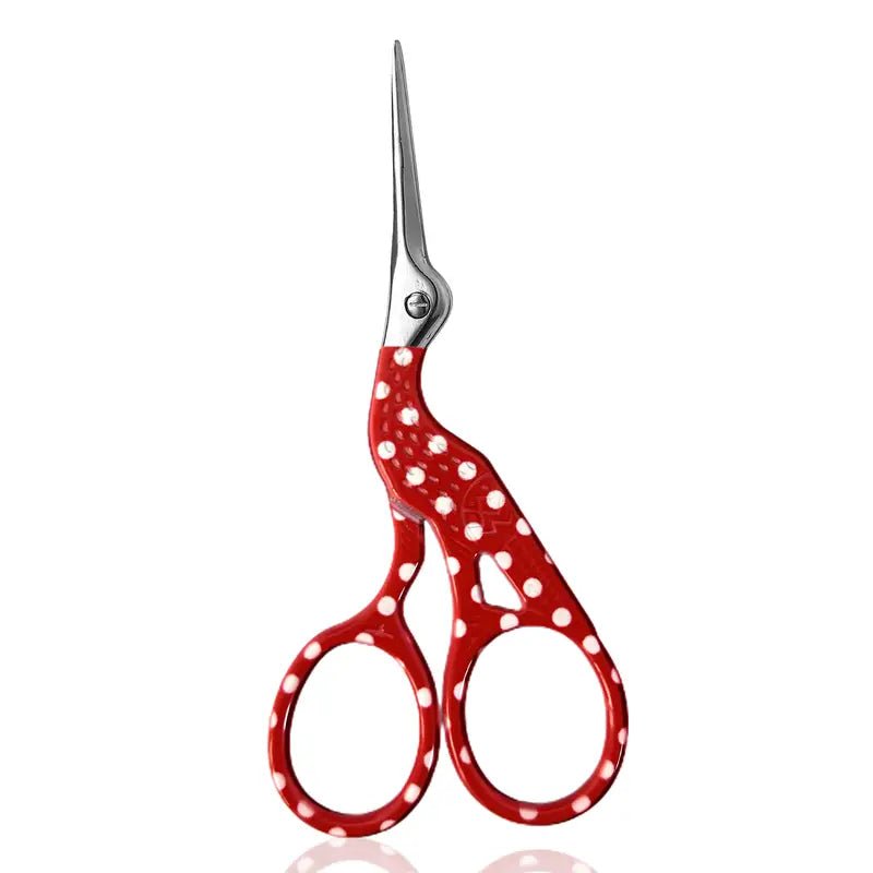 Colorful Stork Embroidery Scissors - homesewn