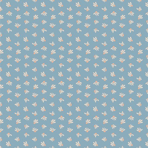 Coneflower Cerulean - Evolve by Suzy Quilts - homesewn