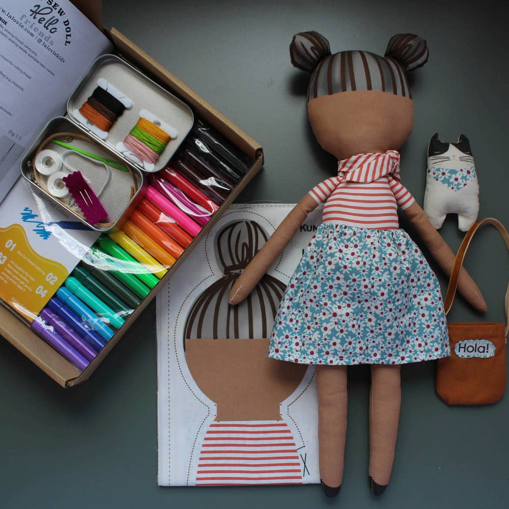Cookie Doll DIY kit - homesewn