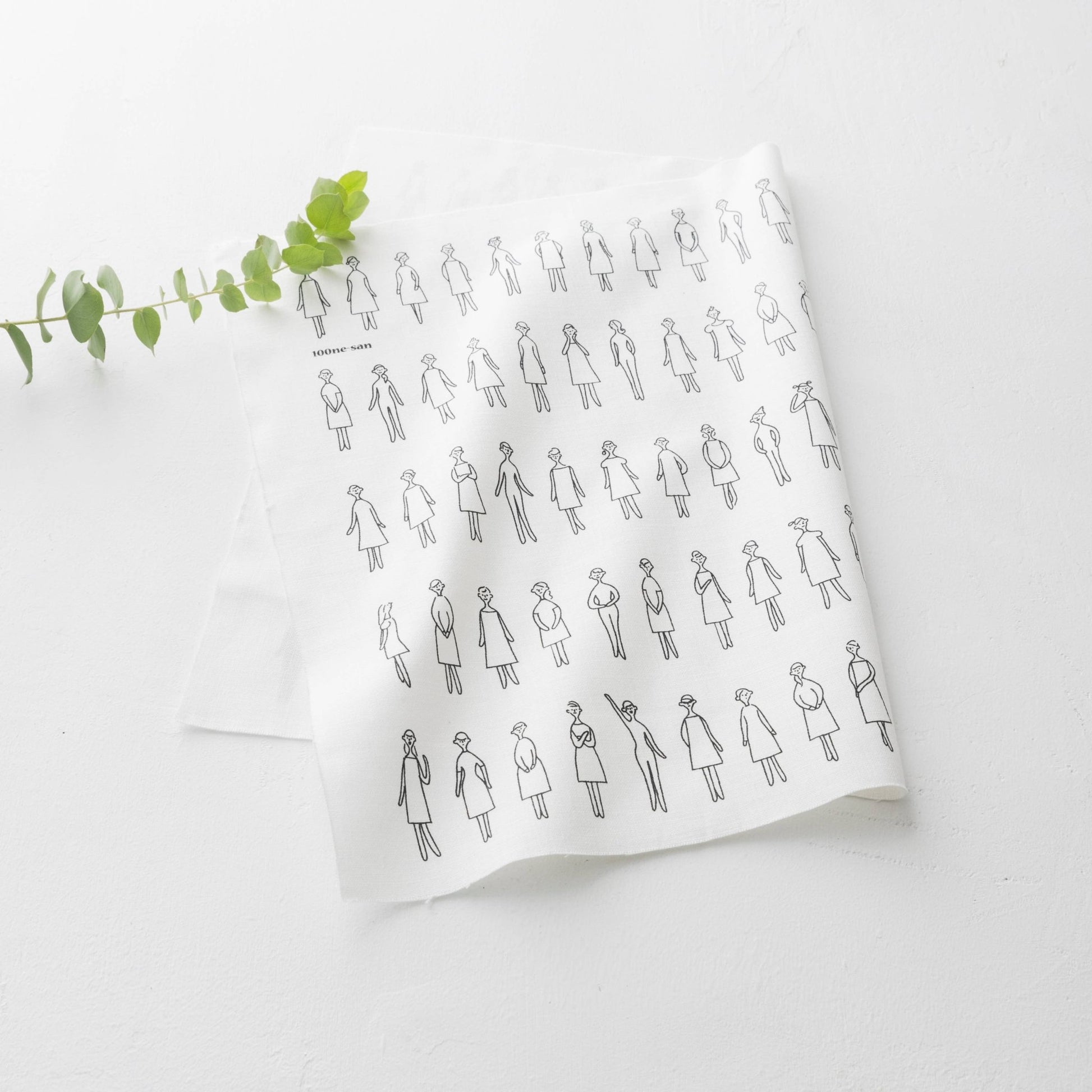 COSMO 100 Ladies Pattern Embroidery Fabric - homesewn