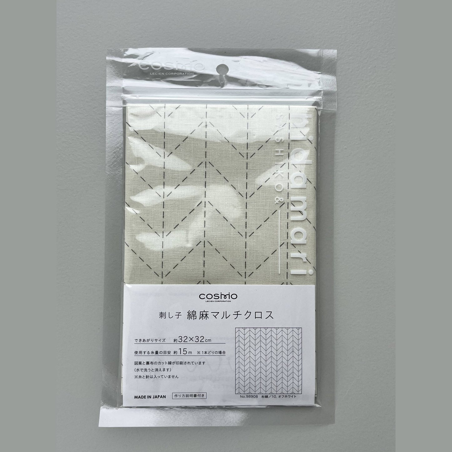 COSMO Sashiko Preprinted Fabric - homesewn