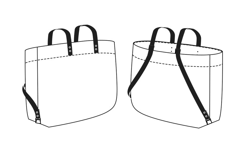 COSTERMONGER Bag *less than 1m - PDF PATTERN - homesewn