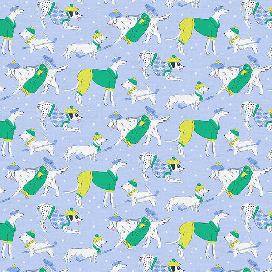 County Club Canines - Golf Dogs - QUILTING COTTON/POPLIN - homesewn