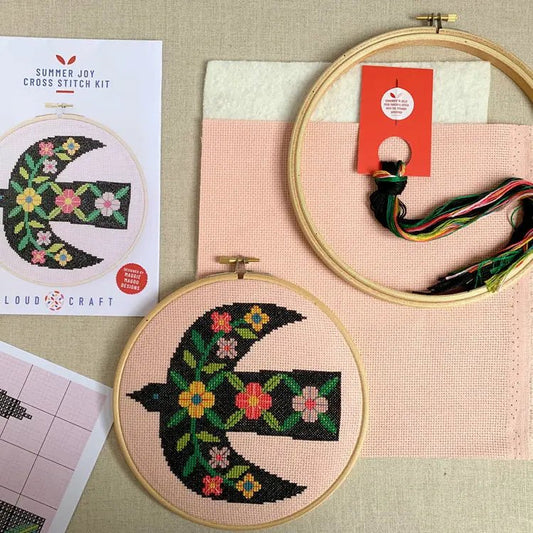 Cross stitch kit - Summer Joy - homesewn