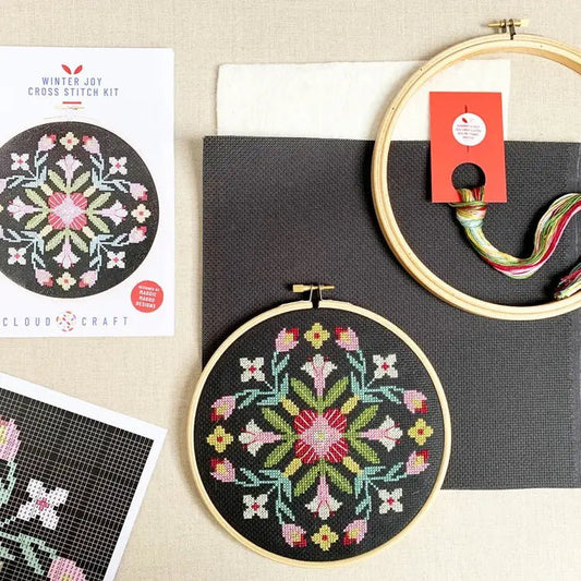 Cross stitch kit - Winter Joy - homesewn