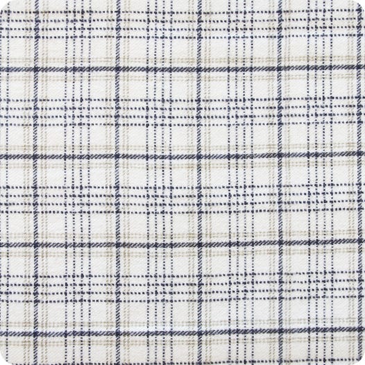 Crosshatch Plaid FLANNEL - Oatmilk - homesewn