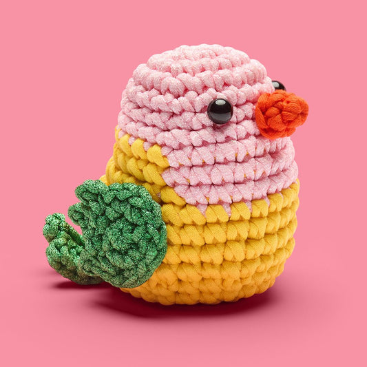 Cupid the Lovebird Crochet Kit - homesewn