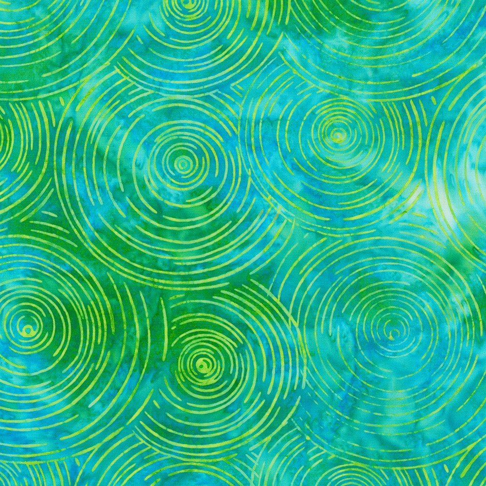 Curves Batik - Lagoon - Interstellar Batiks - homesewn