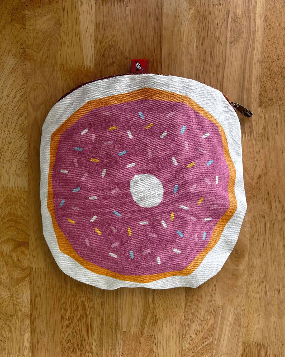 Donut Canvas Zipper Pouch/Pencil Case