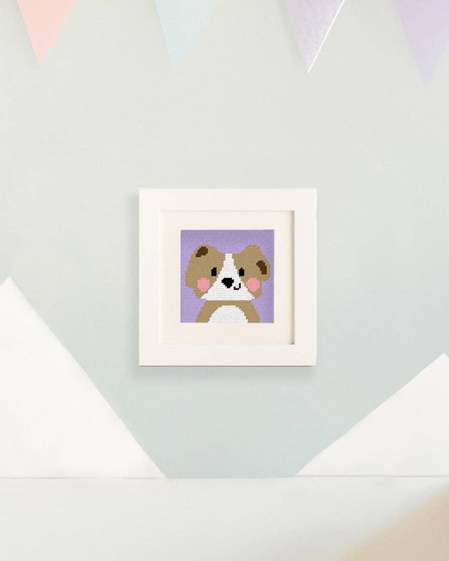 David, the Dog - Needlepoint Kit for Kids - homesewn