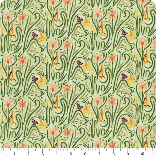 Daylily Dance - Green - Backyard Wonder - homesewn