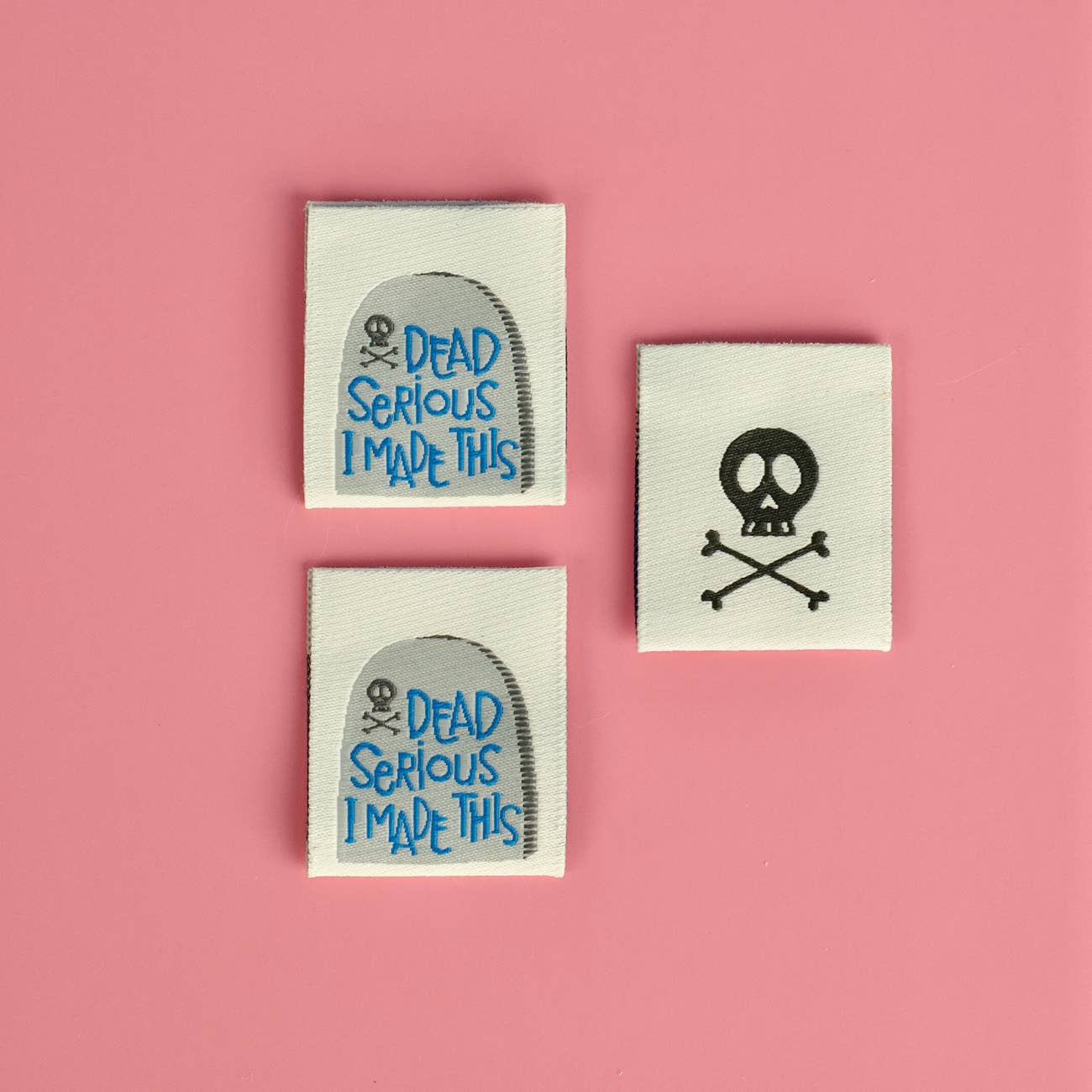 Dead Serious - Designer Woven Labels - homesewn