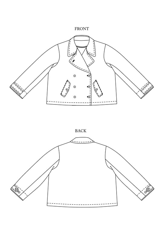 DENHAM Jacket 6-18 - PDF PATTERN - homesewn