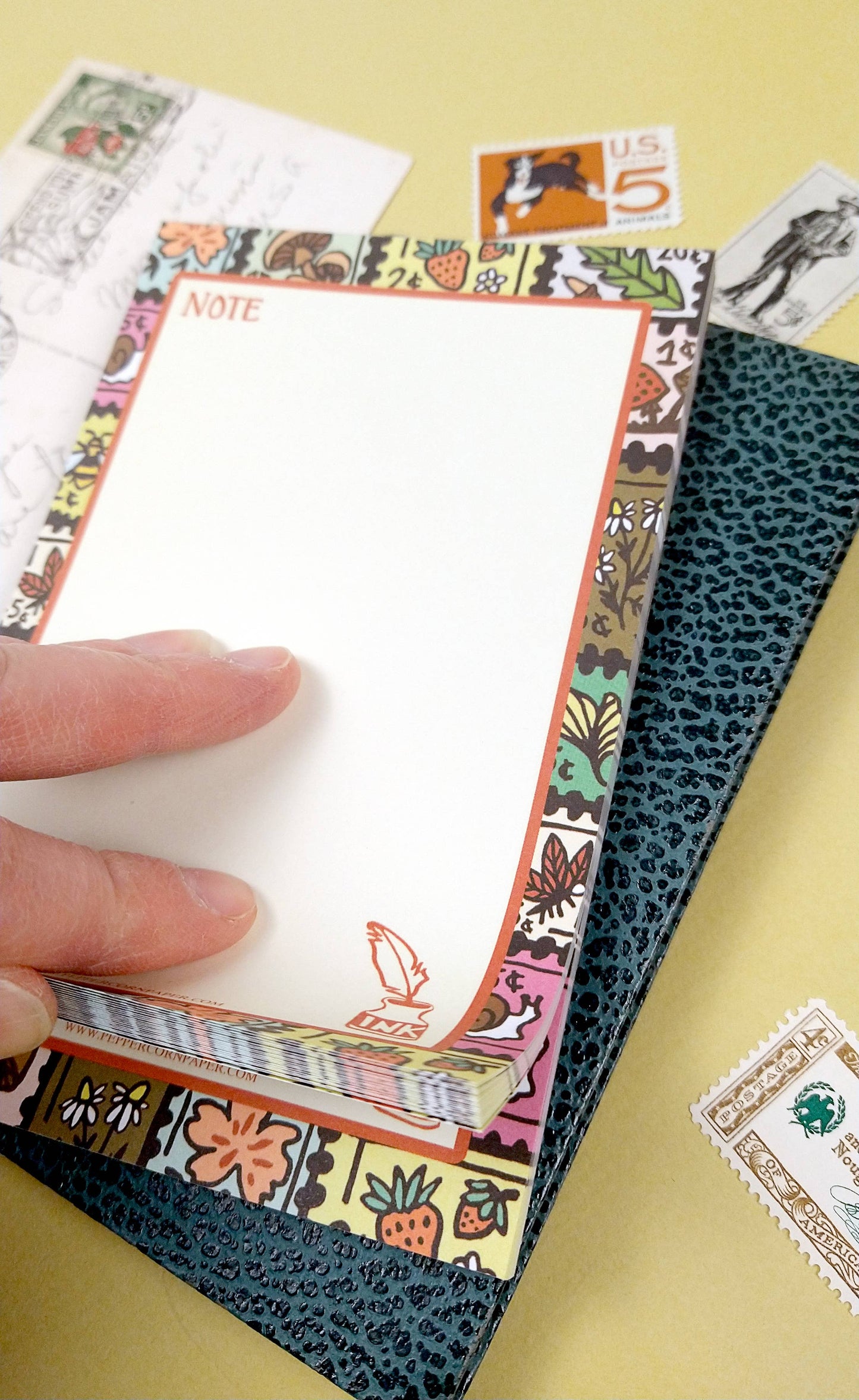 Postage Stamp Notepad