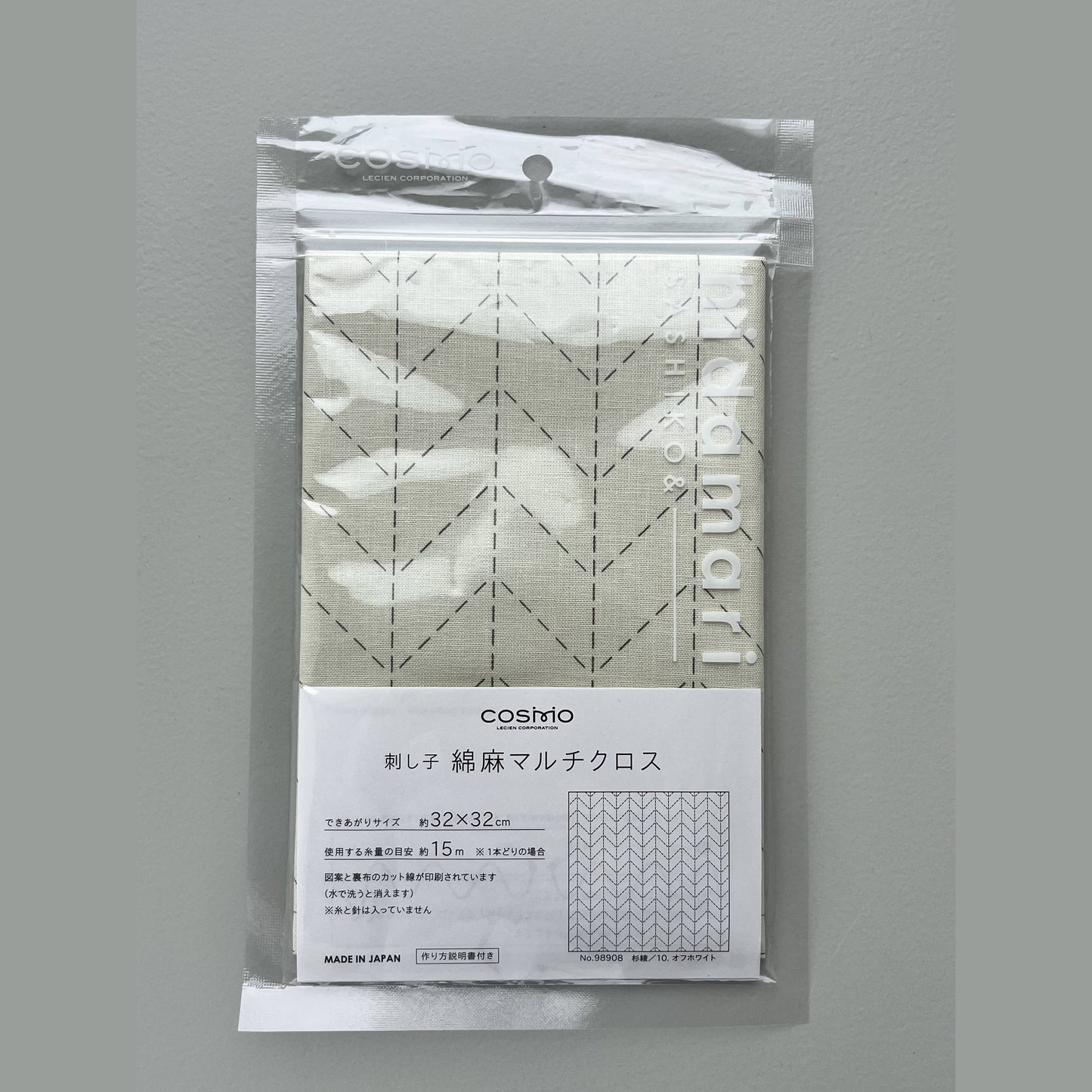 COSMO Sashiko Preprinted  Fabric