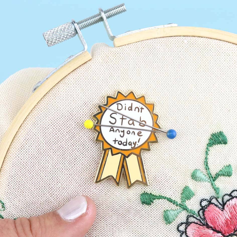 Didn't Stab Anyone Today Needle Minder - homesewn