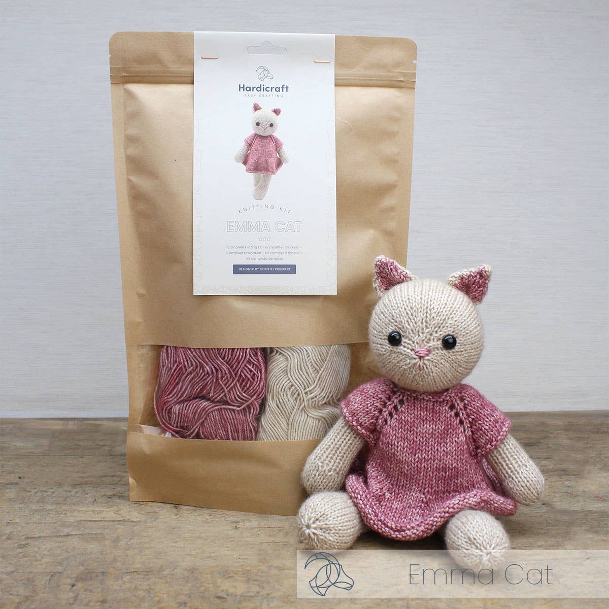 DIY Knitting Kit - Emma Cat - homesewn