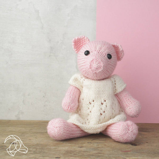 DIY Knitting Kit - Frida Piglet - homesewn