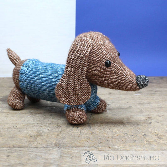 DIY Knitting Kit - Ria Dachshund - homesewn