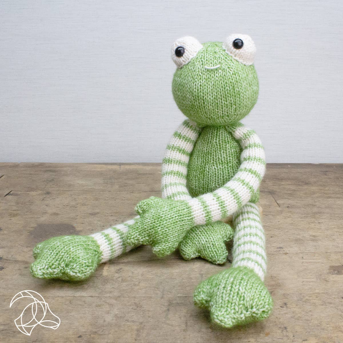 DIY Knitting Kit - Tinus Frog - homesewn