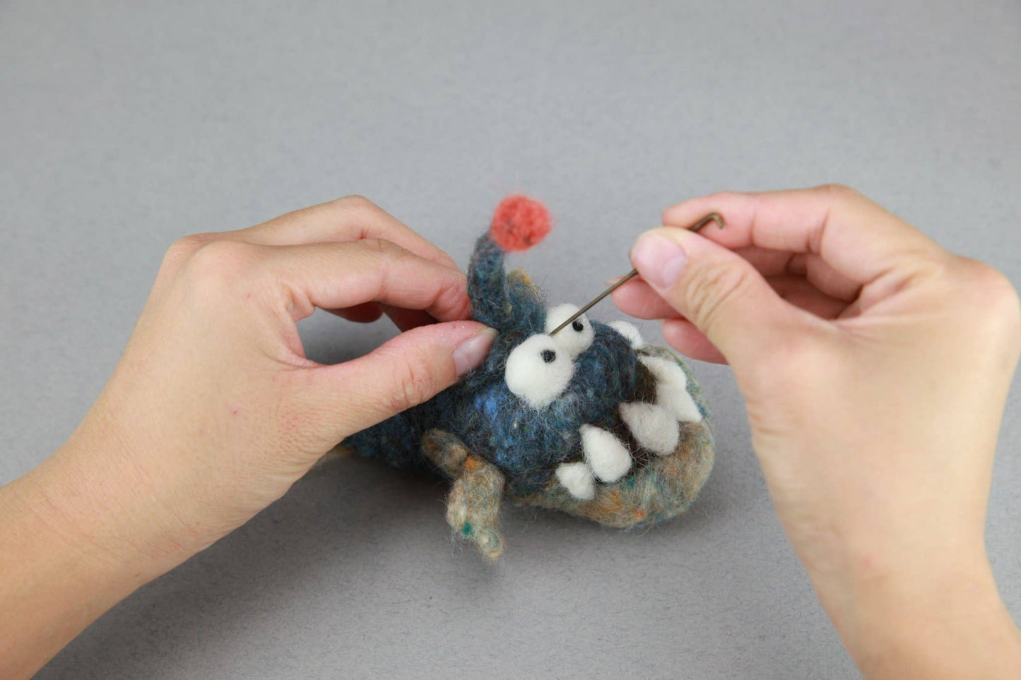 DIY Needle Felting Kit - Anglerfish - homesewn