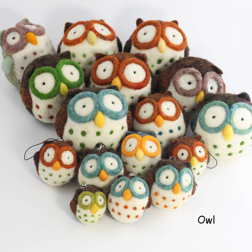 DIY Needle Felting Kit - Owl - homesewn