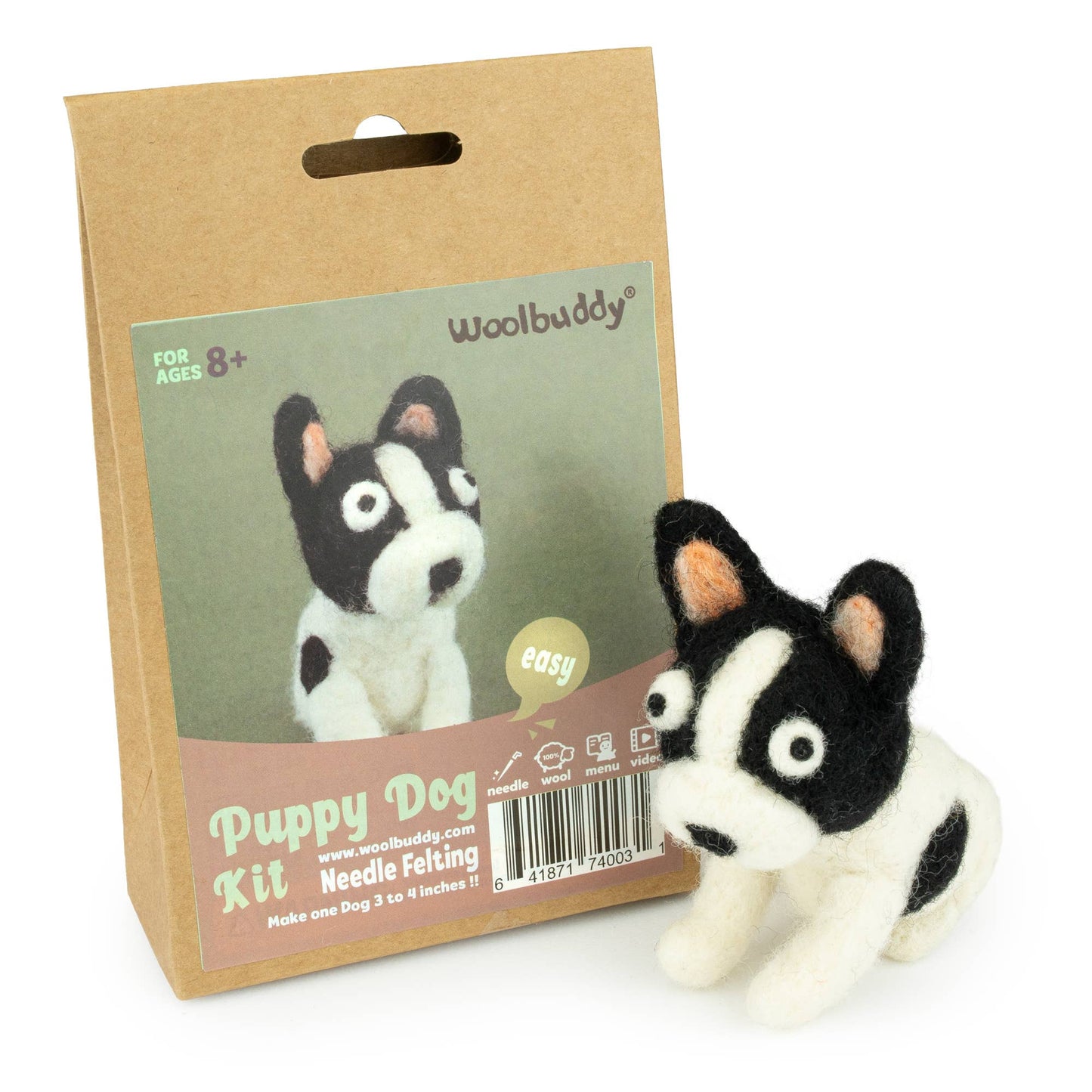 DIY Needle Felting Kit - Puppy Dog - homesewn