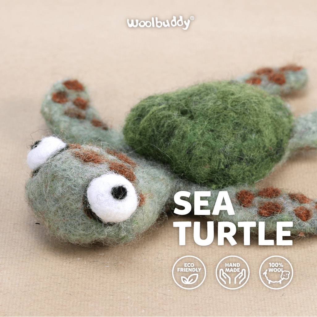 DIY Needle Felting Kit - Sea Turtle - homesewn