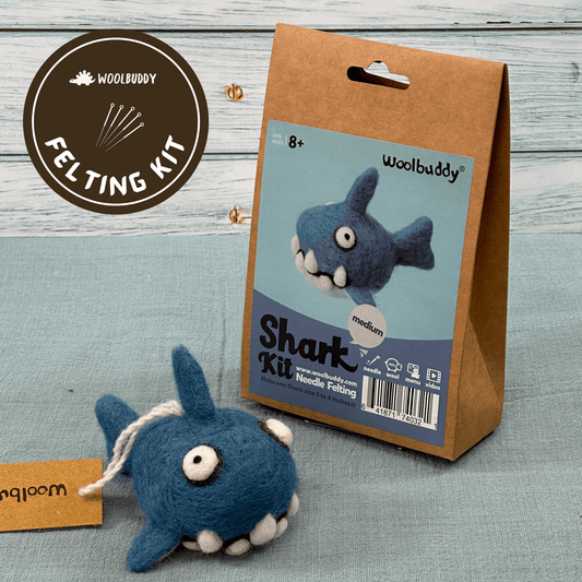 DIY Needle Felting Kit - Shark - homesewn