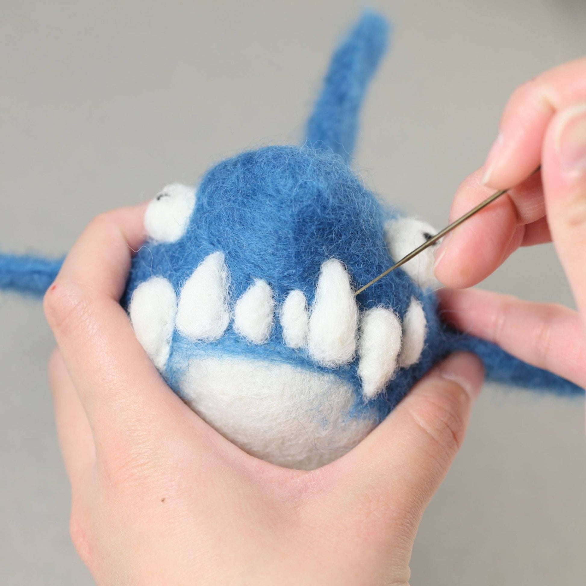 DIY Needle Felting Kit - Shark - homesewn