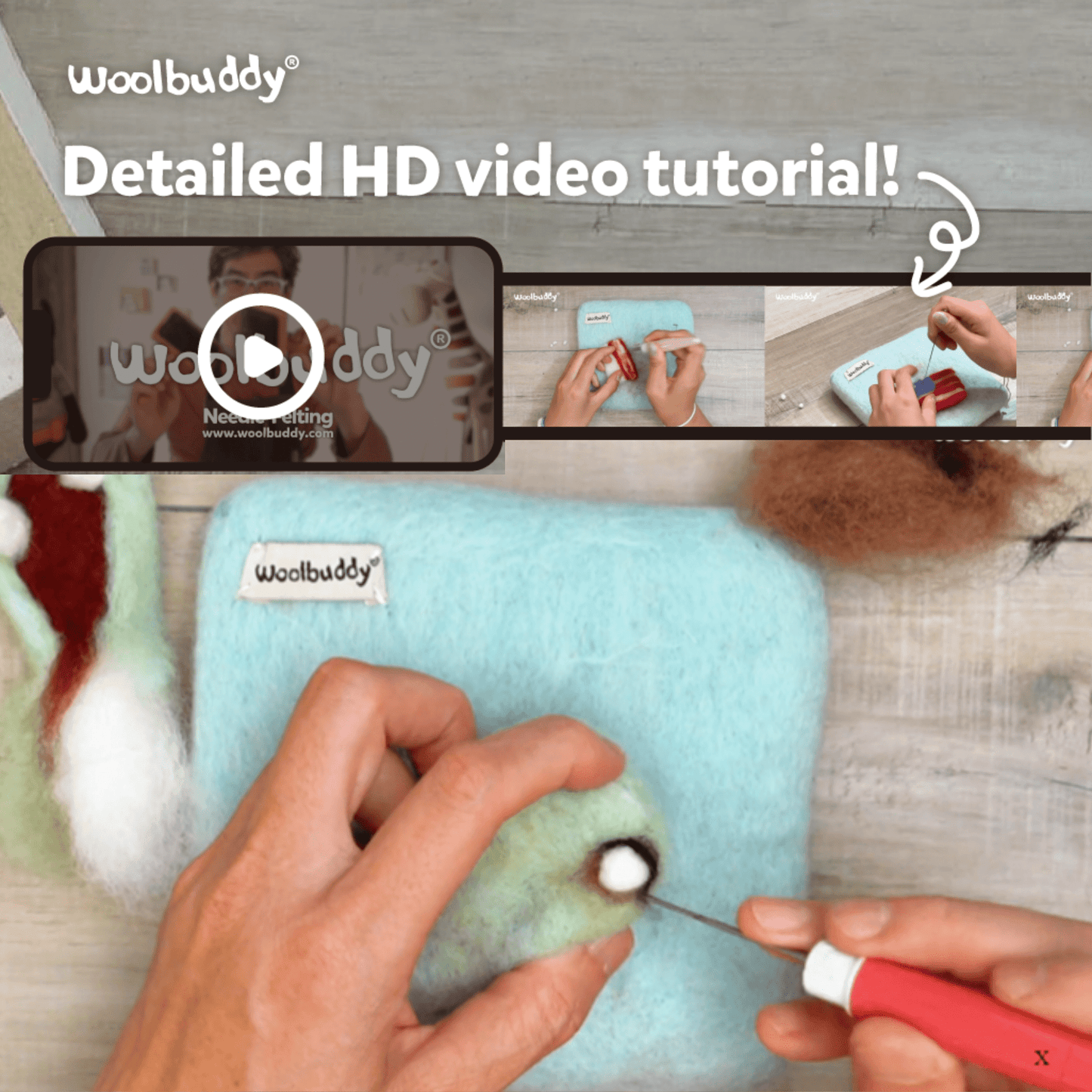 DIY Needle Felting Monster Kit – Flytrap - homesewn