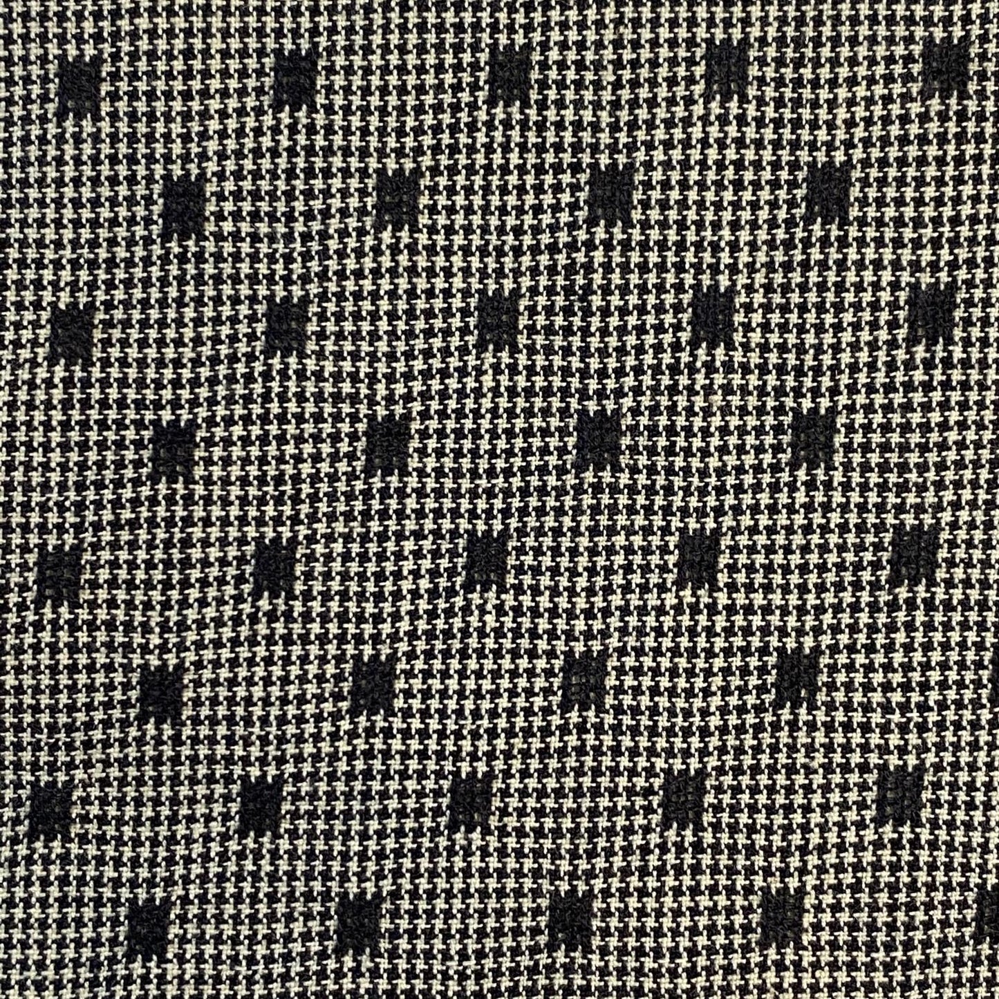 Dobby Mini Check - Pepper Black - homesewn