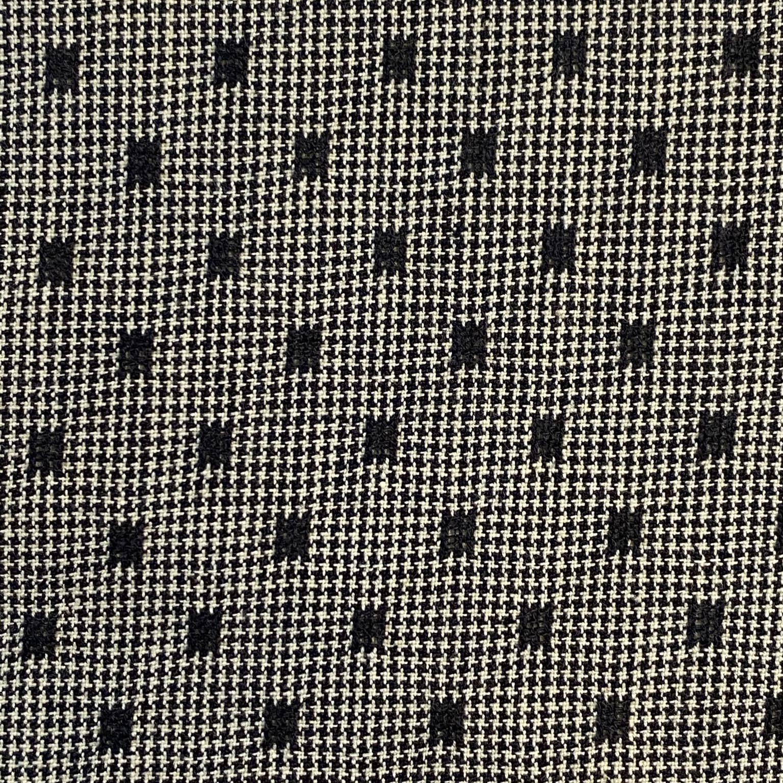 Dobby Mini Check - Pepper Black - homesewn