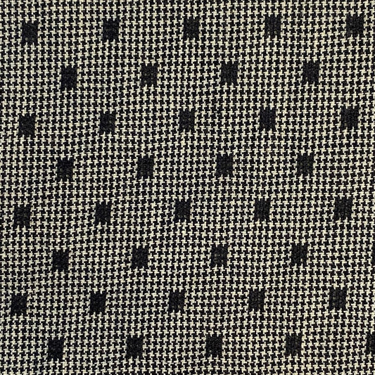 Dobby Mini Check - Pepper Black - homesewn