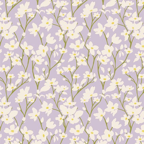 Dogwood Moonlight - Fresh Linen - homesewn