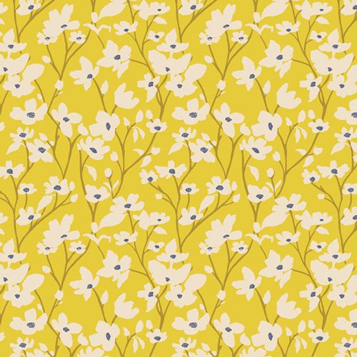 Dogwood Sunlight - Fresh Linen - homesewn