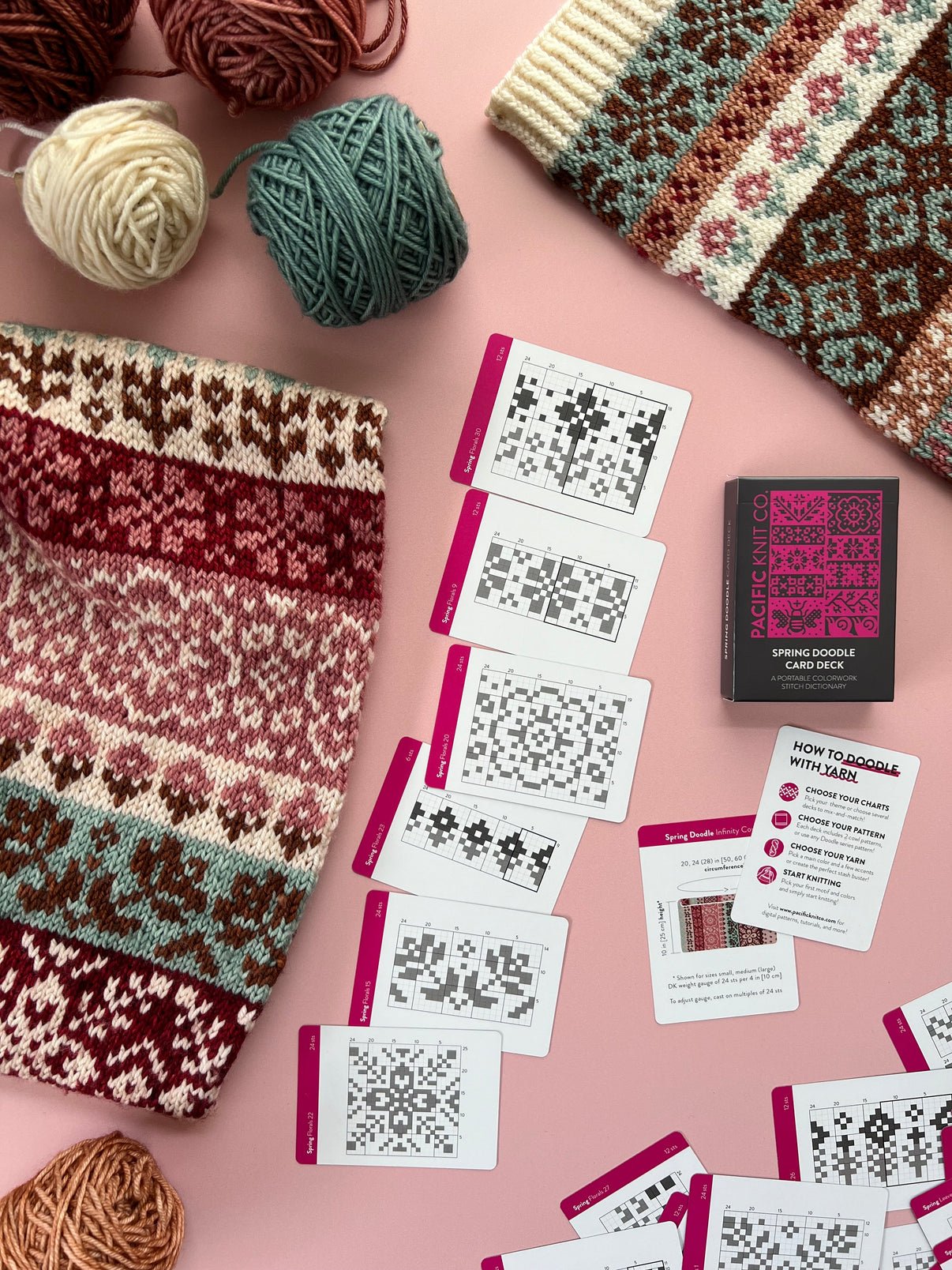 Doodle Card Deck - Spring - homesewn