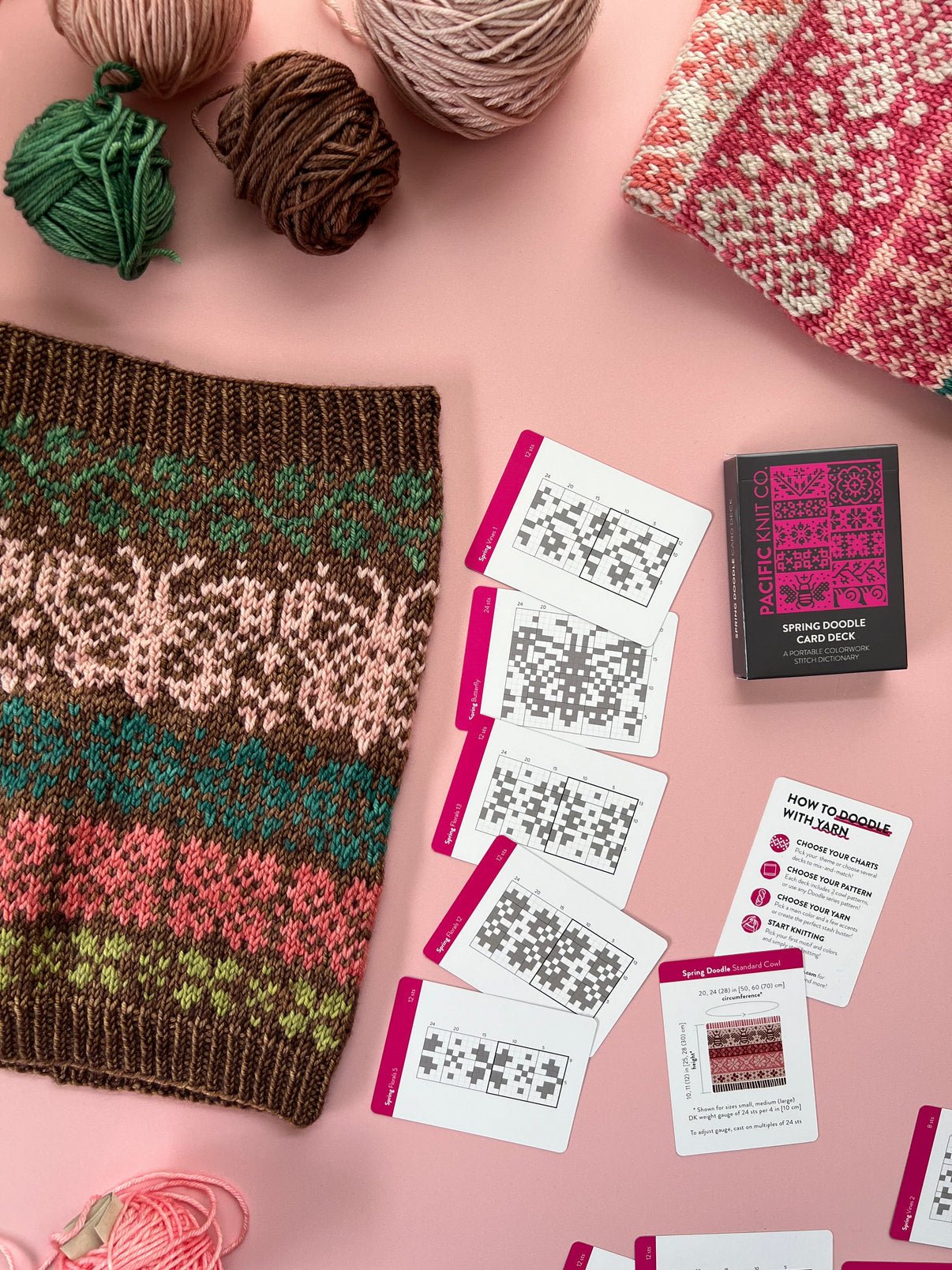 Doodle Card Deck - Spring - homesewn