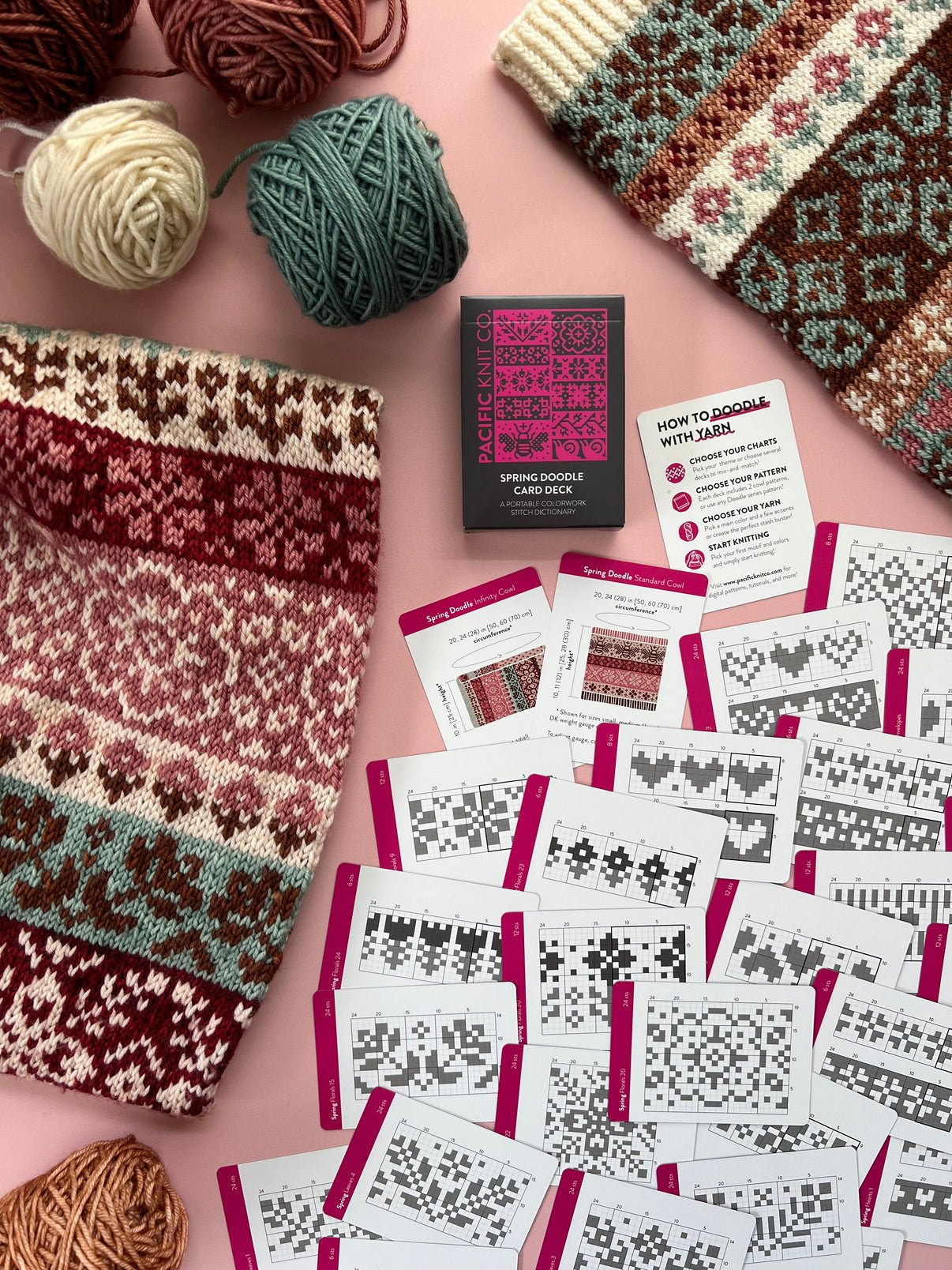 Doodle Card Deck - Spring - homesewn