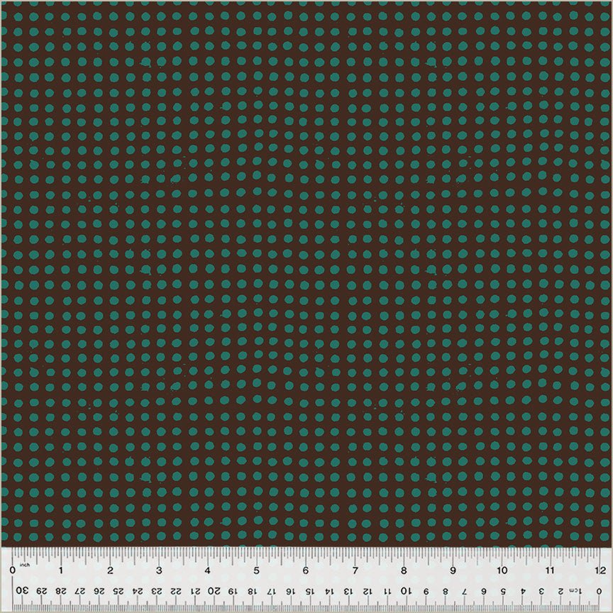Dots - Truffle/China Blue - Ruby & Bee Blenders - homesewn