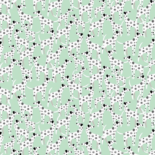 Dotty About You - Baltic - QUILTING COTTON/POPLIN - homesewn